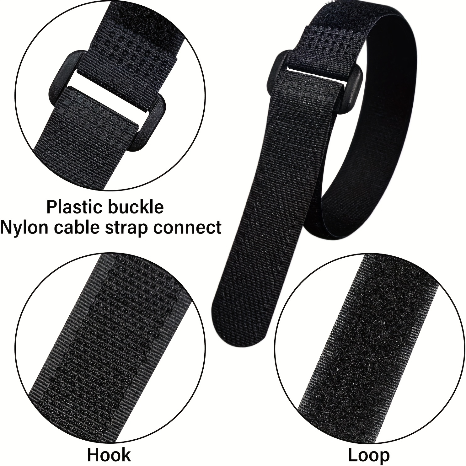 Velcros Straps Reusable Organi - Desk Setup Laptop And Pc のレビューと価格