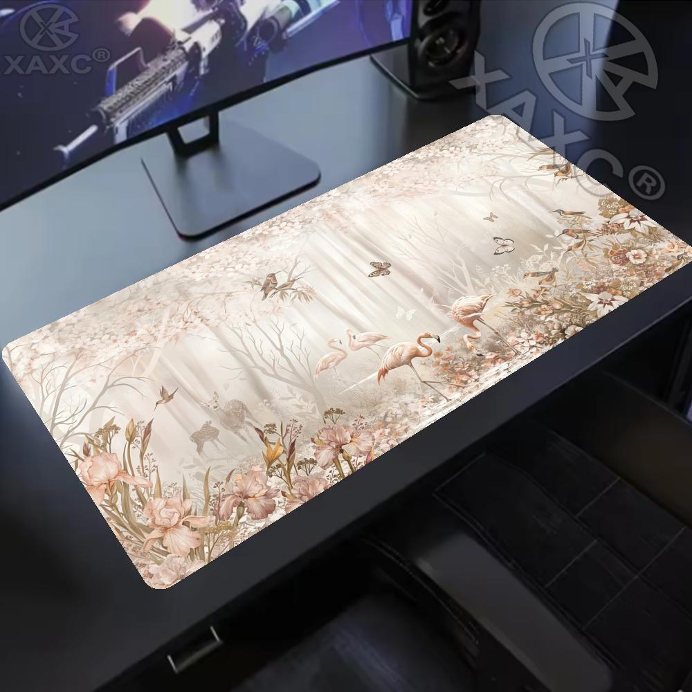 nchanted Forest Desk Mat 90x40 - Desk Setup Natural のレビューと価格