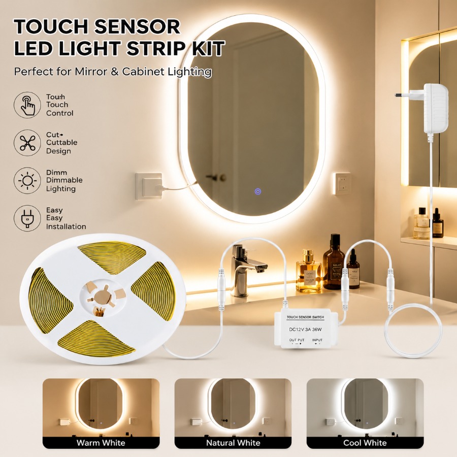 1 Set Dimmable Touch Control B - Desk Setup Green のレビューと価格