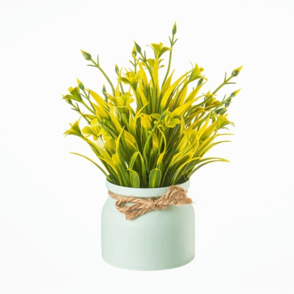 New Fake Potted Flowers Evergr - Desk Setup Plants のレビューと価格