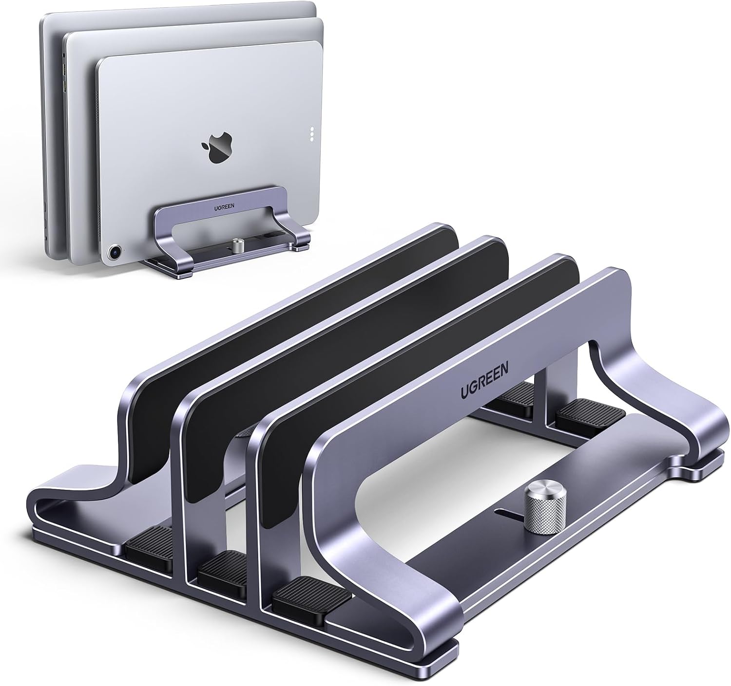 3-Slot Vertical Laptop Stand f - Vertical Laptop Stand のレビューと価格