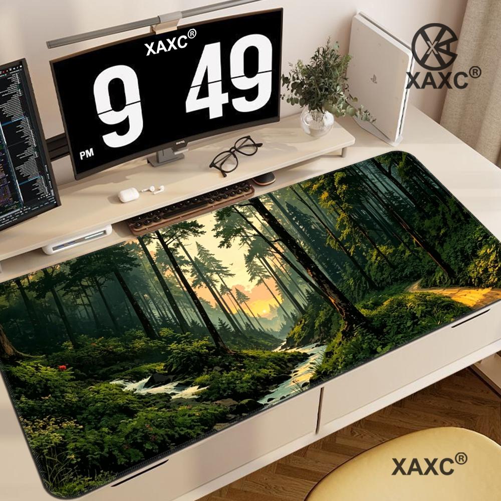 Forest Escape XXL Mouse Pad Tr - Desk Setup Natural のレビューと価格