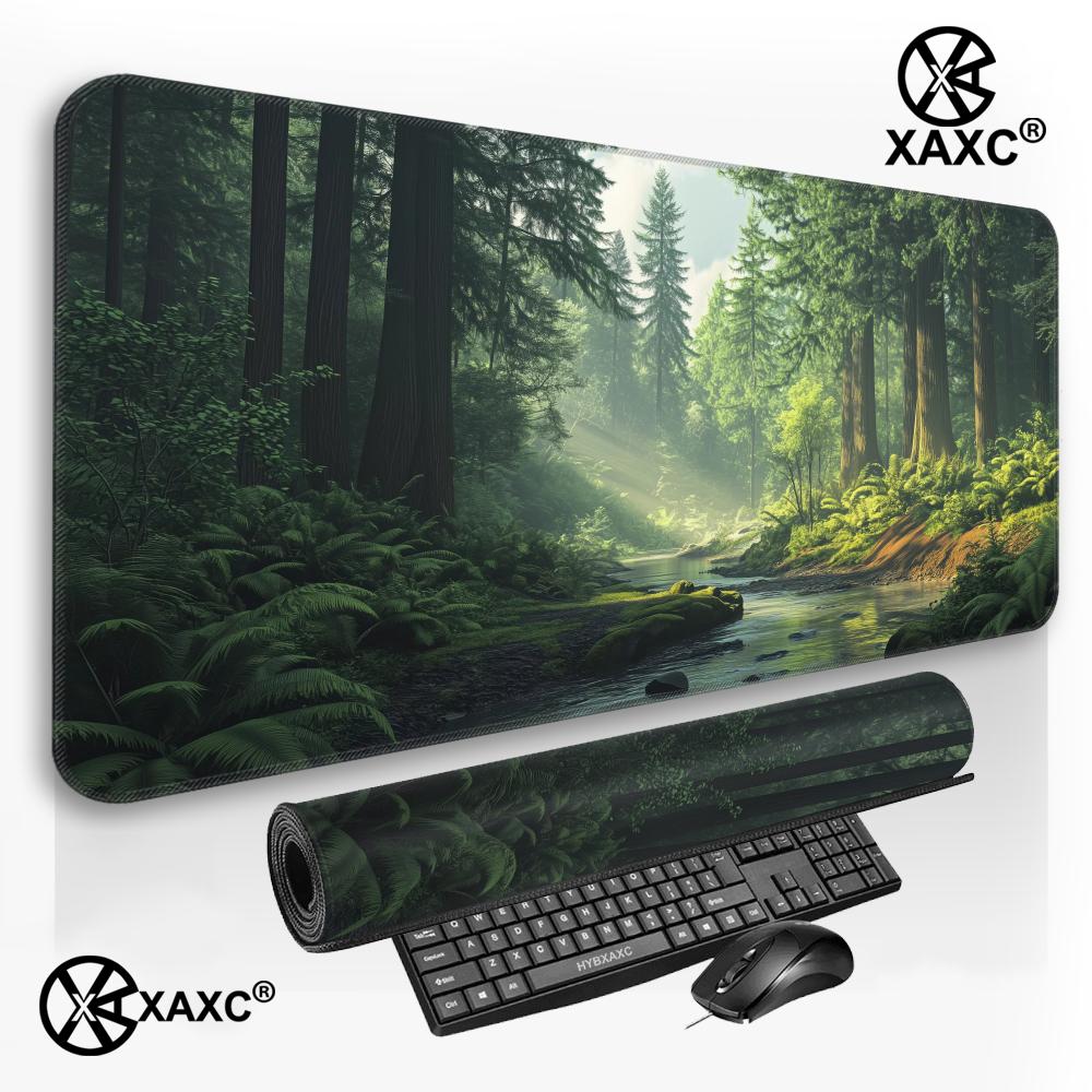 Forest Escape XXL Mouse Pad Tr - Desk Setup Natural のレビューと価格