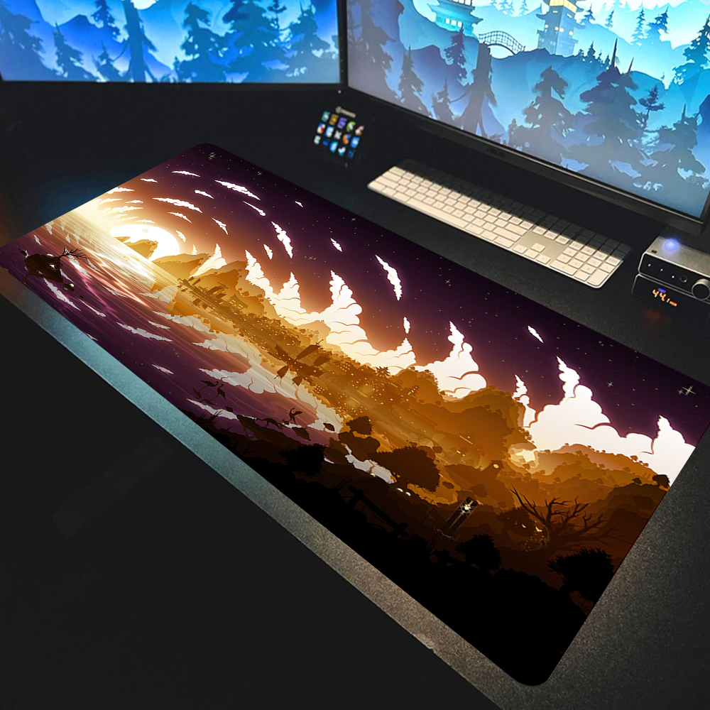 Moon and Stars Large Desk Mat  - Desk Setup Accessories Aesthetic のレビューと価格