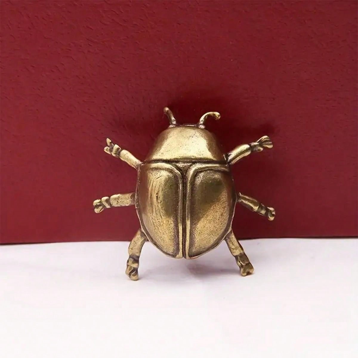 2PCS Brass Ladybug Small Ornam - Desk Setup Plants のレビューと価格