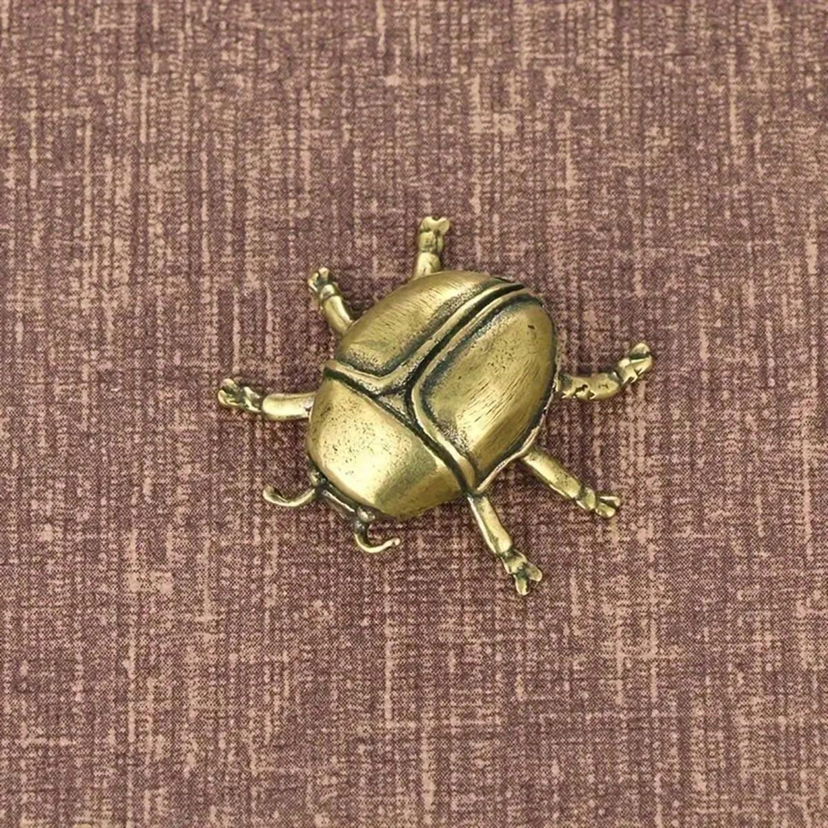 2PCS Brass Ladybug Small Ornam - Desk Setup Plants のレビューと価格