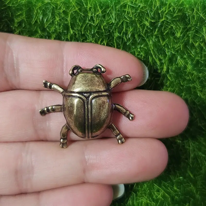 2PCS Brass Ladybug Small Ornam - Desk Setup Plants のレビューと価格