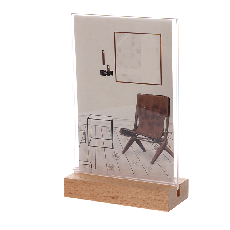 3 Size Transparent Acrylic Fra - Desk Setup Photo のレビューと価格