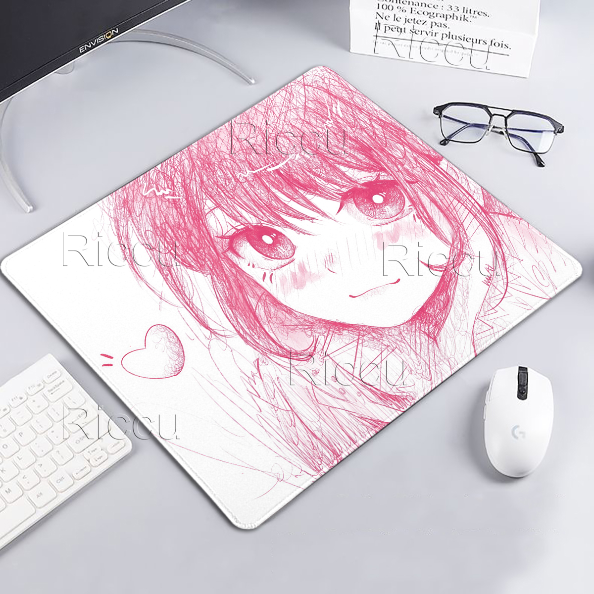 Small Size Anime Girl Aestheti - Desk Setup Accessories Aesthetic のレビューと価格