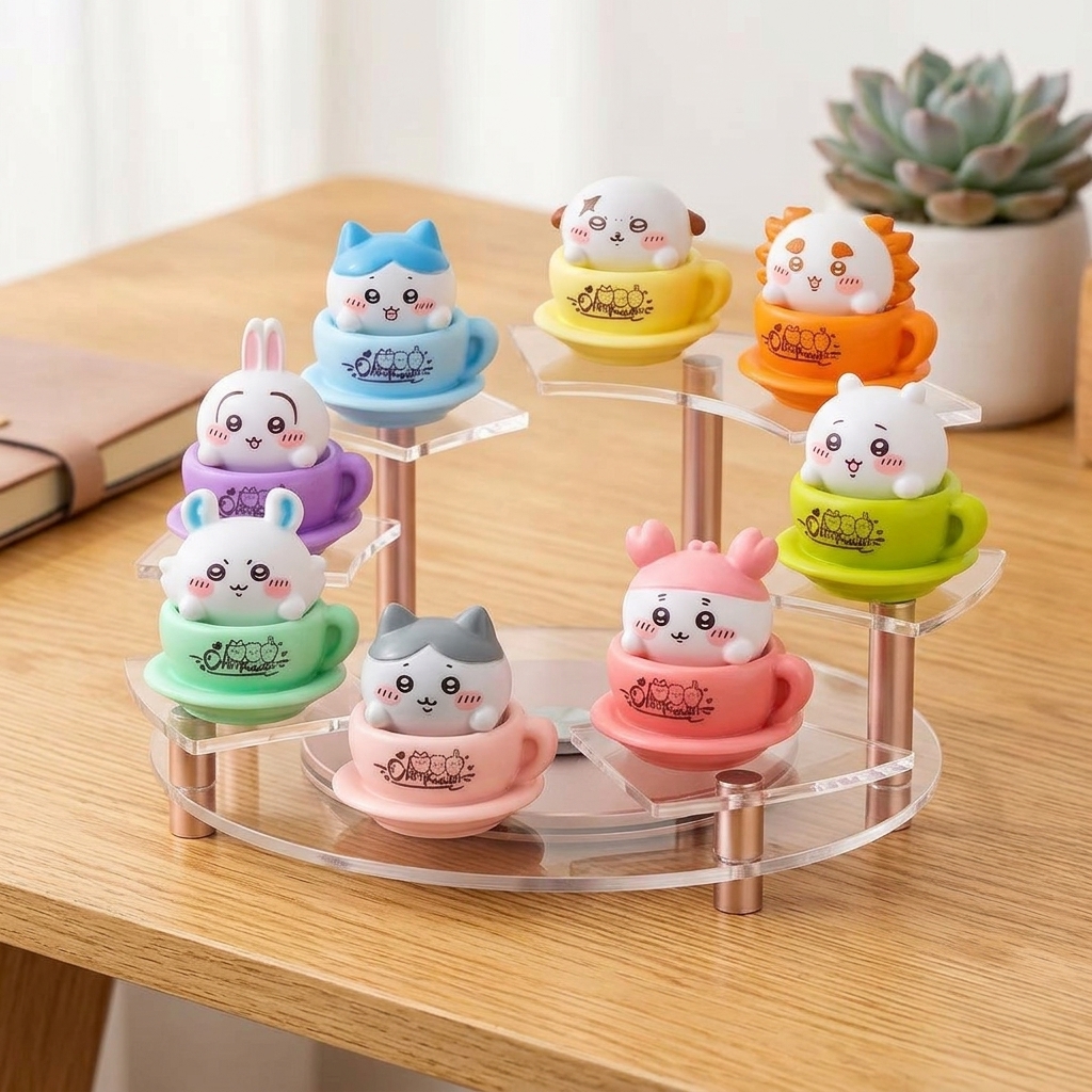Chiikawa Rotating Cup Figure K - Desk Setup Kawaii のレビューと価格