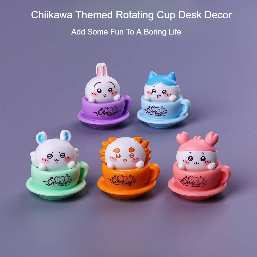 Chiikawa Rotating Cup Figure K - Desk Setup Kawaii のレビューと価格