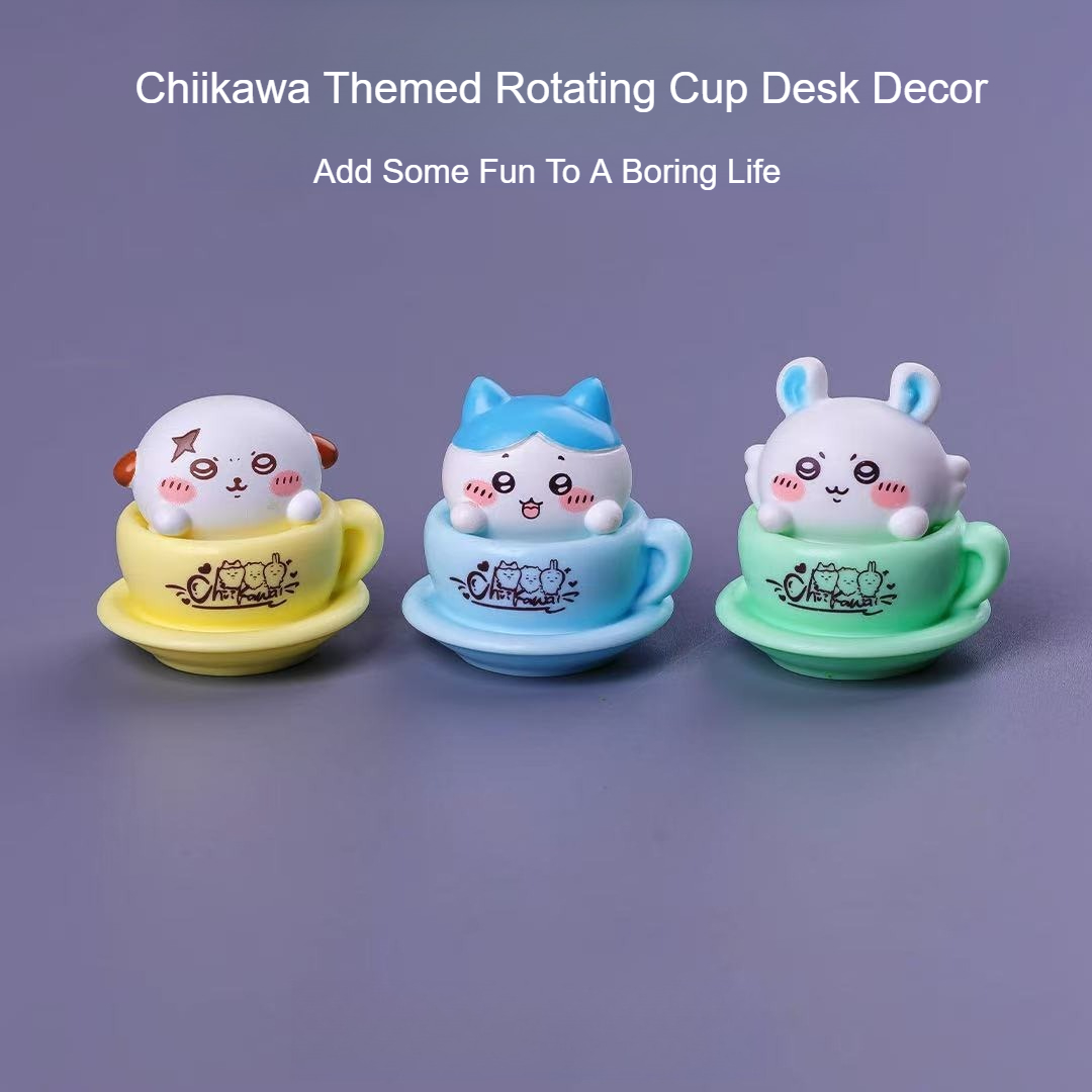 Chiikawa Rotating Cup Figure K - Desk Setup Kawaii のレビューと価格