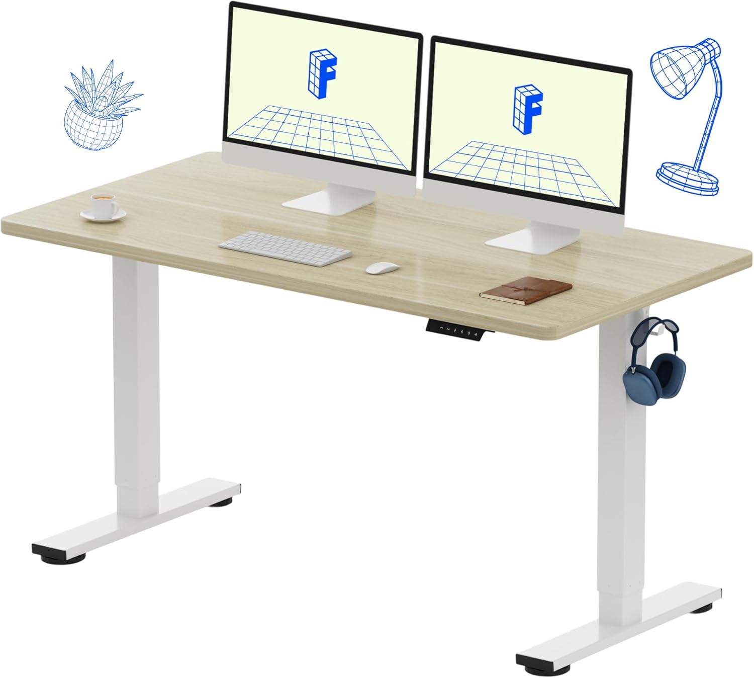Electric Height Adjustable Sta - Setup Desk Monitor のレビューと価格
