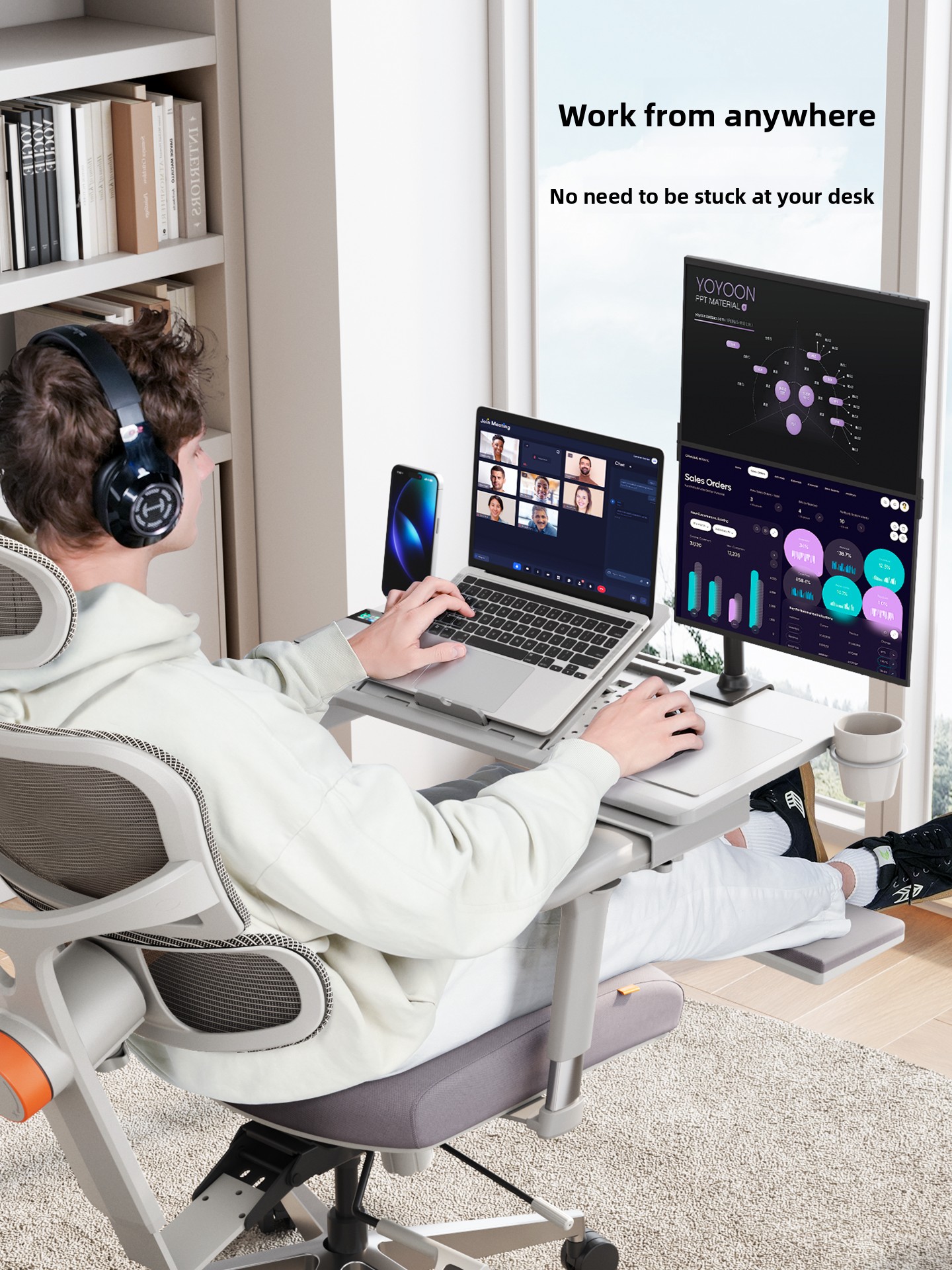 Ergonomic Chair Armrest Desk A - Desk Setup Maker のレビューと価格