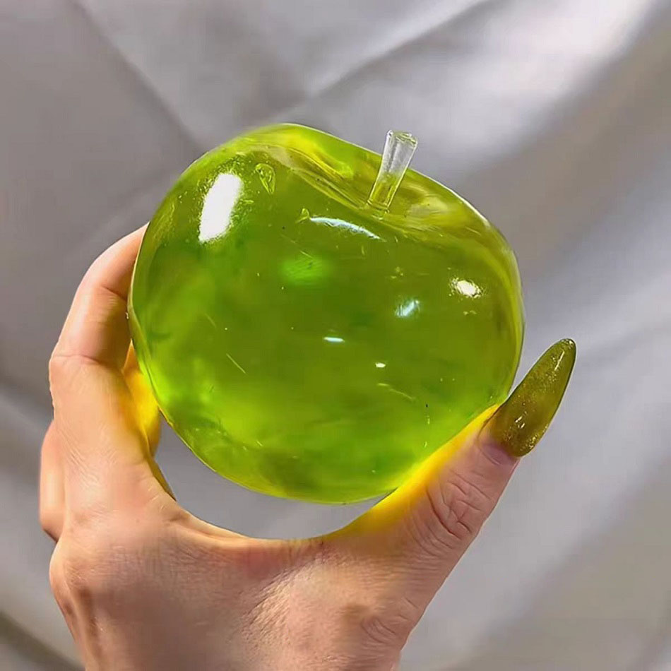 Squishy Green Apple Stress Bal - Desk Setup Green のレビューと価格