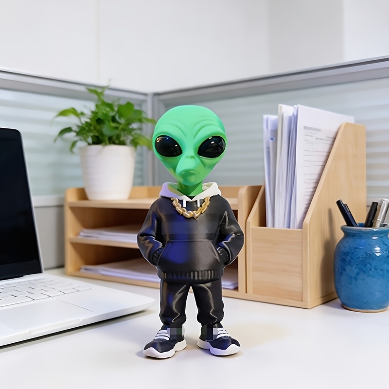 1 Piece Green Alien Figure wit - Desk Setup Green のレビューと価格