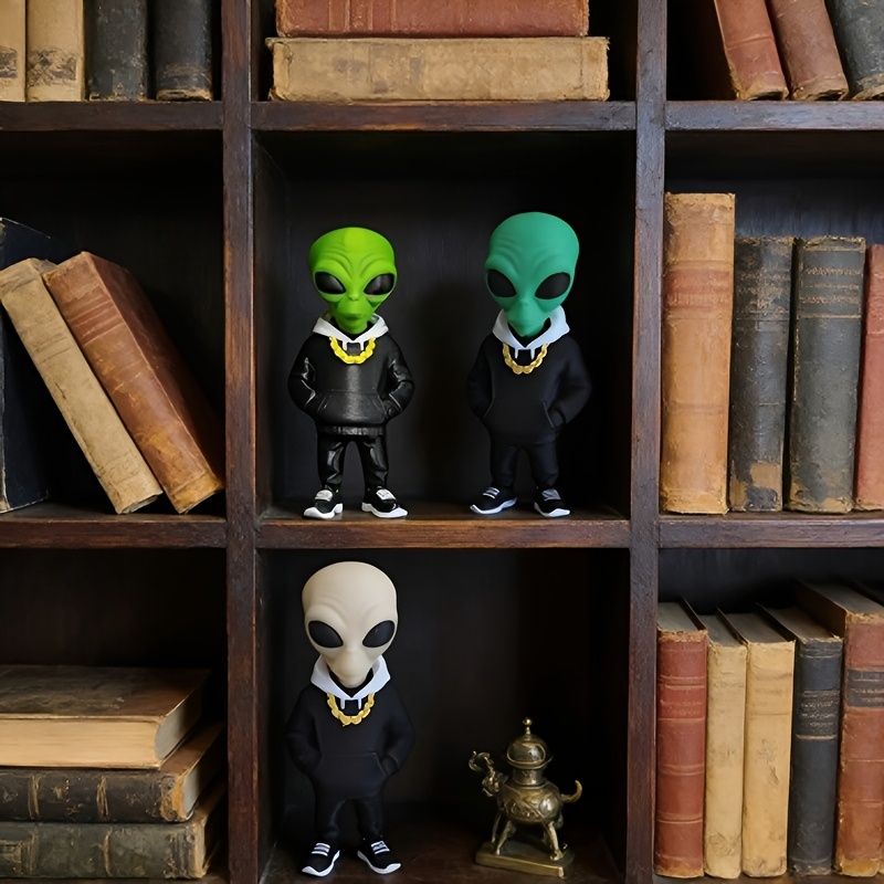 1 Piece Green Alien Figure wit - Desk Setup Green のレビューと価格