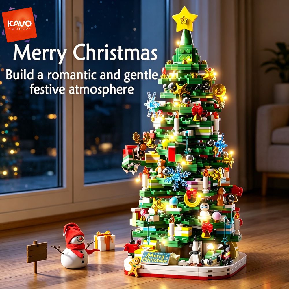 KAVOWORLD 1024pcs Christmas Tr - Desk Setup Couple のレビューと価格