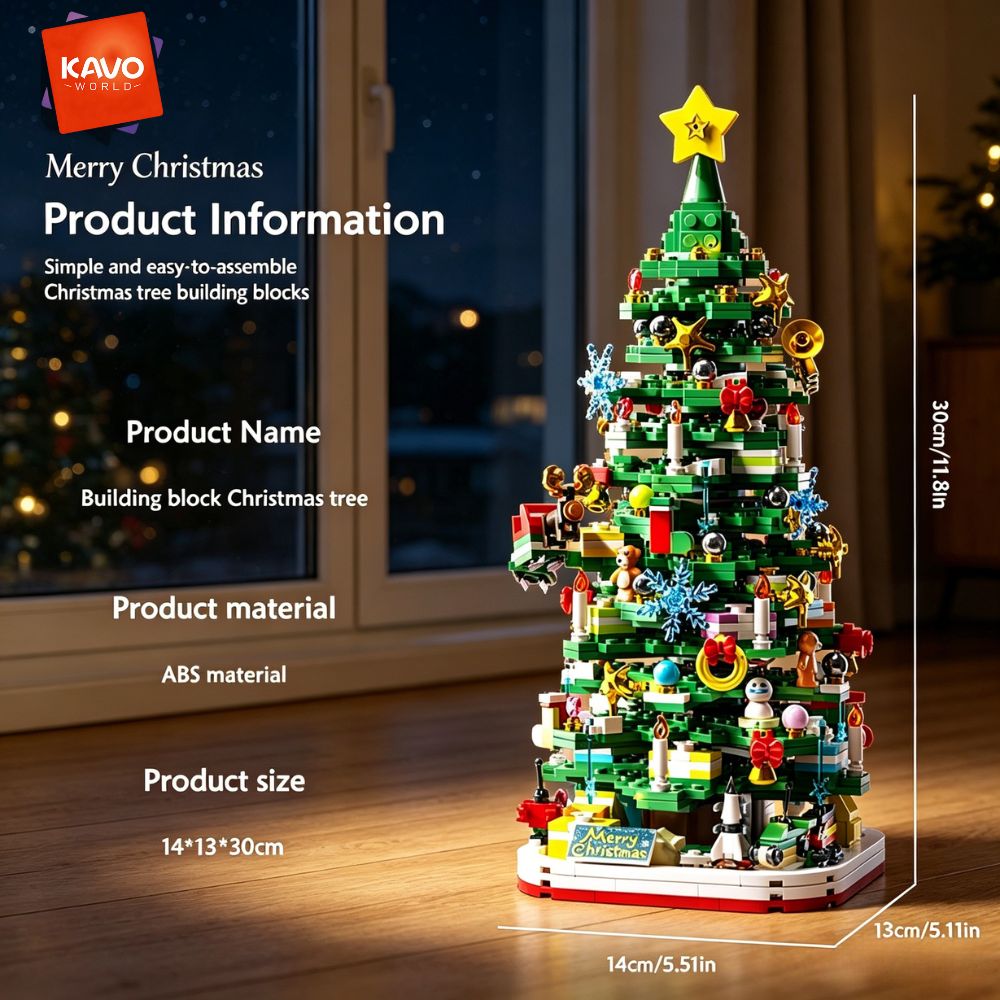 KAVOWORLD 1024pcs Christmas Tr - Desk Setup Couple のレビューと価格