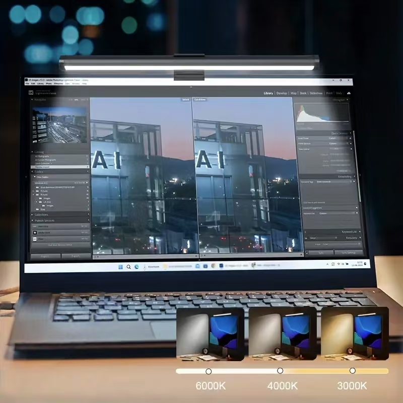 Stepless Dimming Eye-Friendly  - Desk Setup For Work のレビューと価格