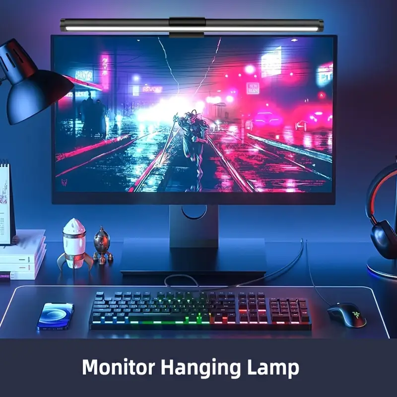 Stepless Dimming Eye-Friendly  - Desk Setup For Work のレビューと価格